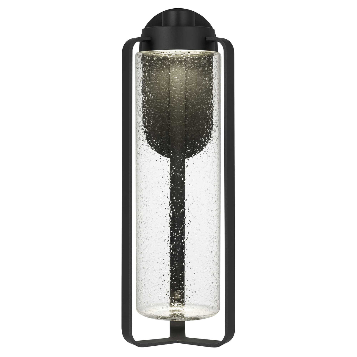 22-Inch Sand Black Clover Outdoor LED Wall Sconce