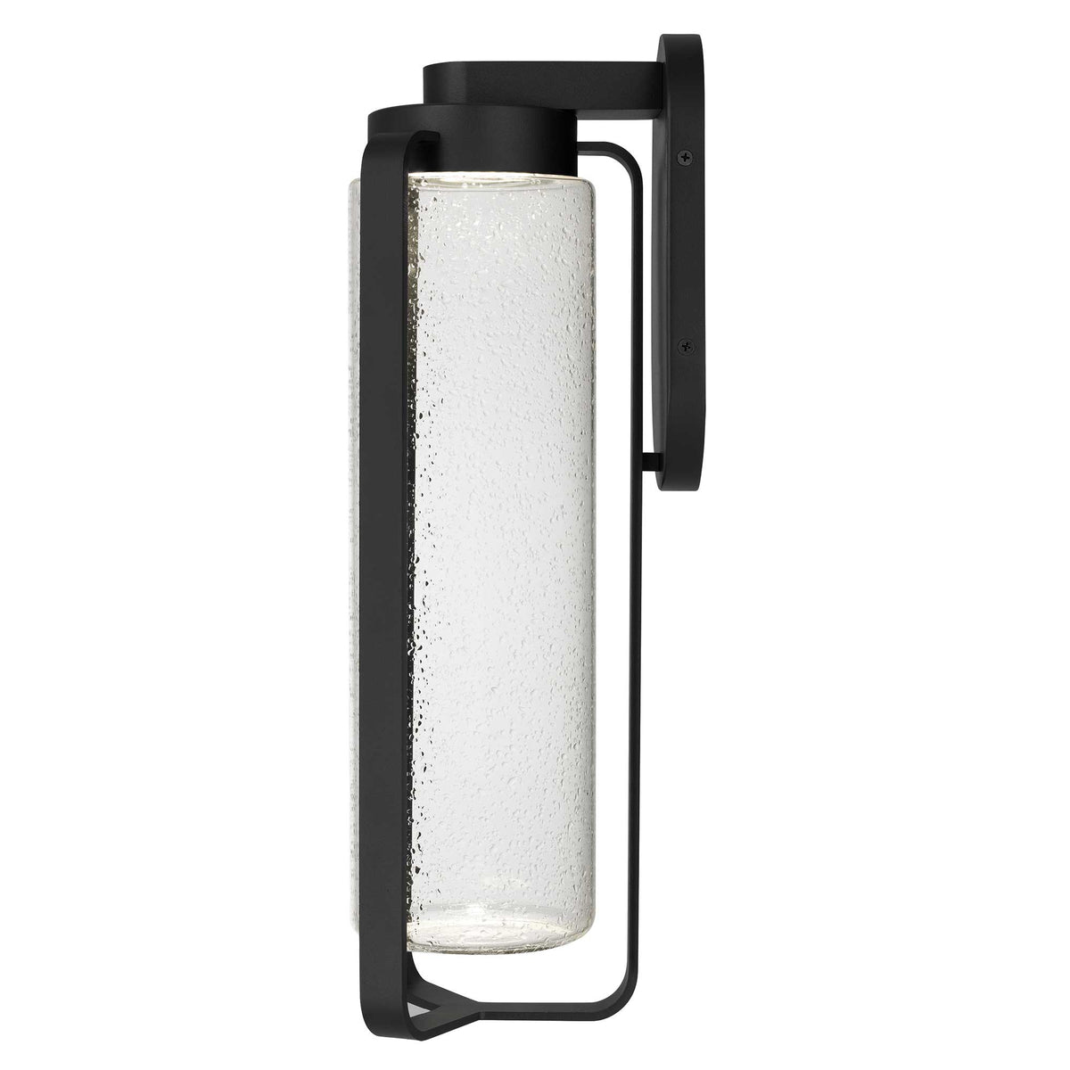 22-Inch Sand Black Clover Outdoor LED Wall Sconce