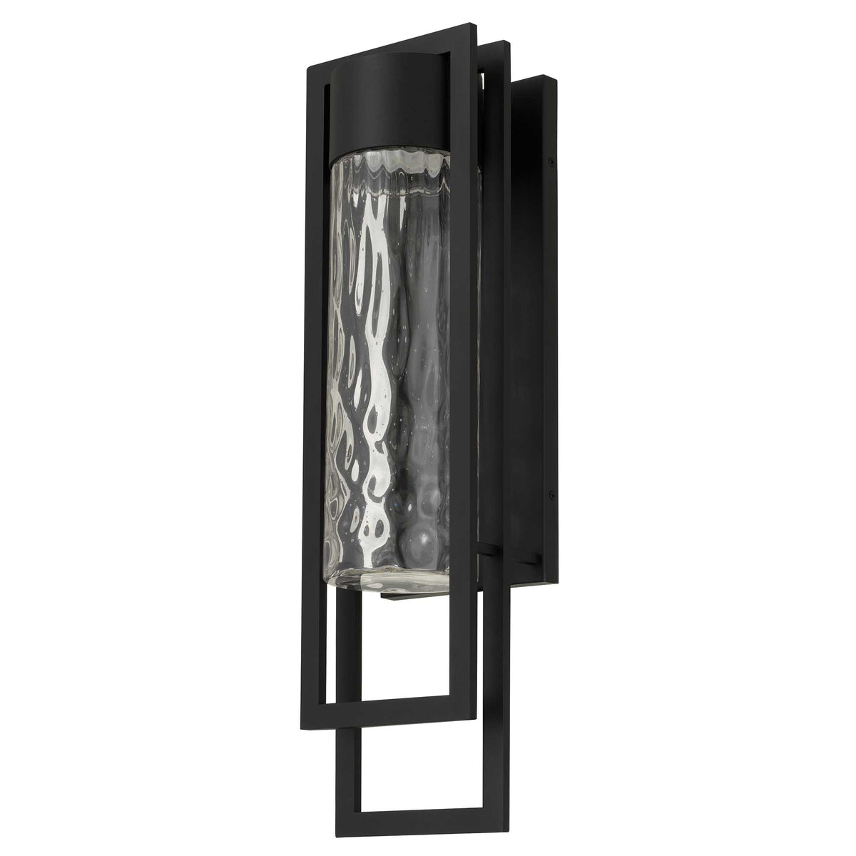 25-Inch Sand Black 2 Step Outdoor LED Wall Sconce