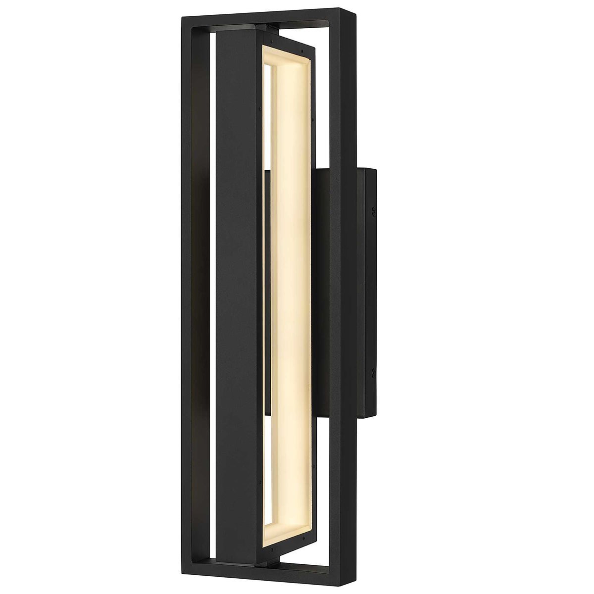 18.5-Inch Sand Black In & Out Outdoor LED Wall Sconce