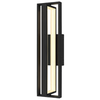 24.5-Inch Sand Black In & Out Outdoor LED Wall Sconce