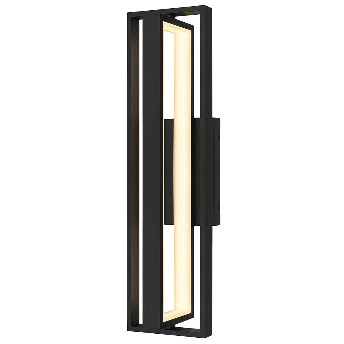 24.5-Inch Sand Black In & Out Outdoor LED Wall Sconce