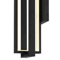 24.5-Inch Sand Black In & Out Outdoor LED Wall Sconce