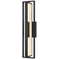 32.5-Inch Sand Black In & Out Outdoor LED Wall Sconce