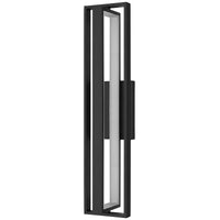 32.5-Inch Sand Black In & Out Outdoor LED Wall Sconce