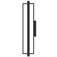 32.5-Inch Sand Black In & Out Outdoor LED Wall Sconce