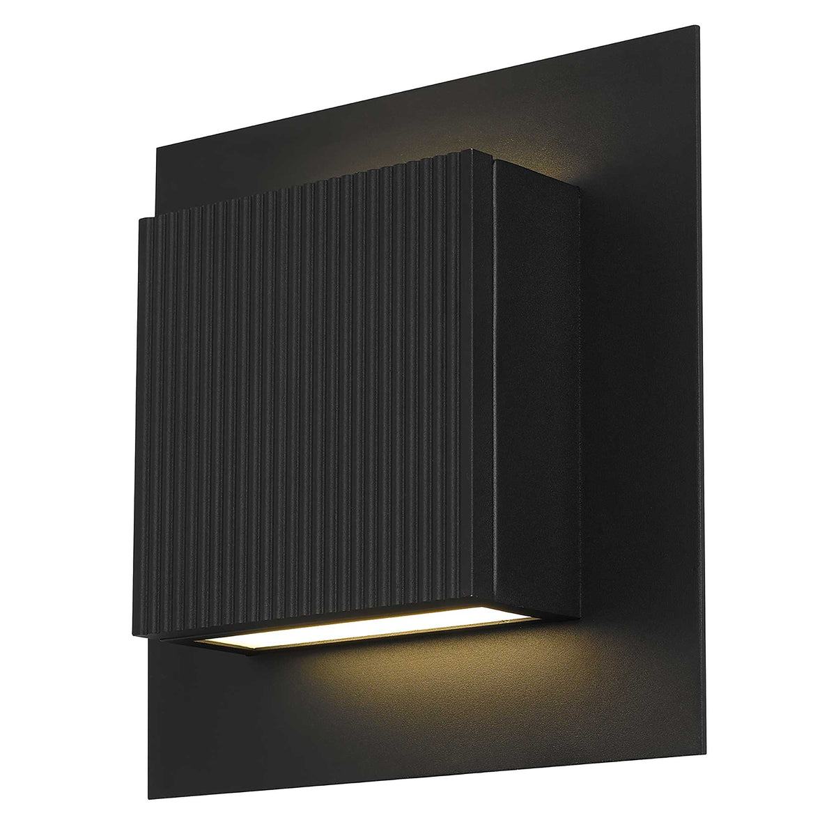 10.25-Inch Sand Black Miami Outdoor LED Wall Sconce