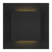 10.25-Inch Sand Black Miami Outdoor LED Wall Sconce