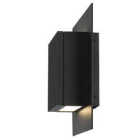 10.25-Inch Sand Black Miami Outdoor LED Wall Sconce