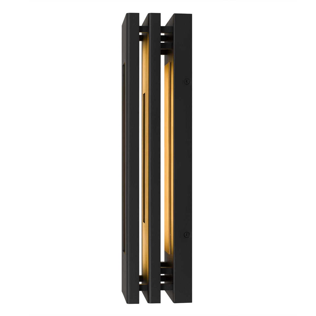 18-Inch Sand Black Layer Outdoor LED Wall Sconce