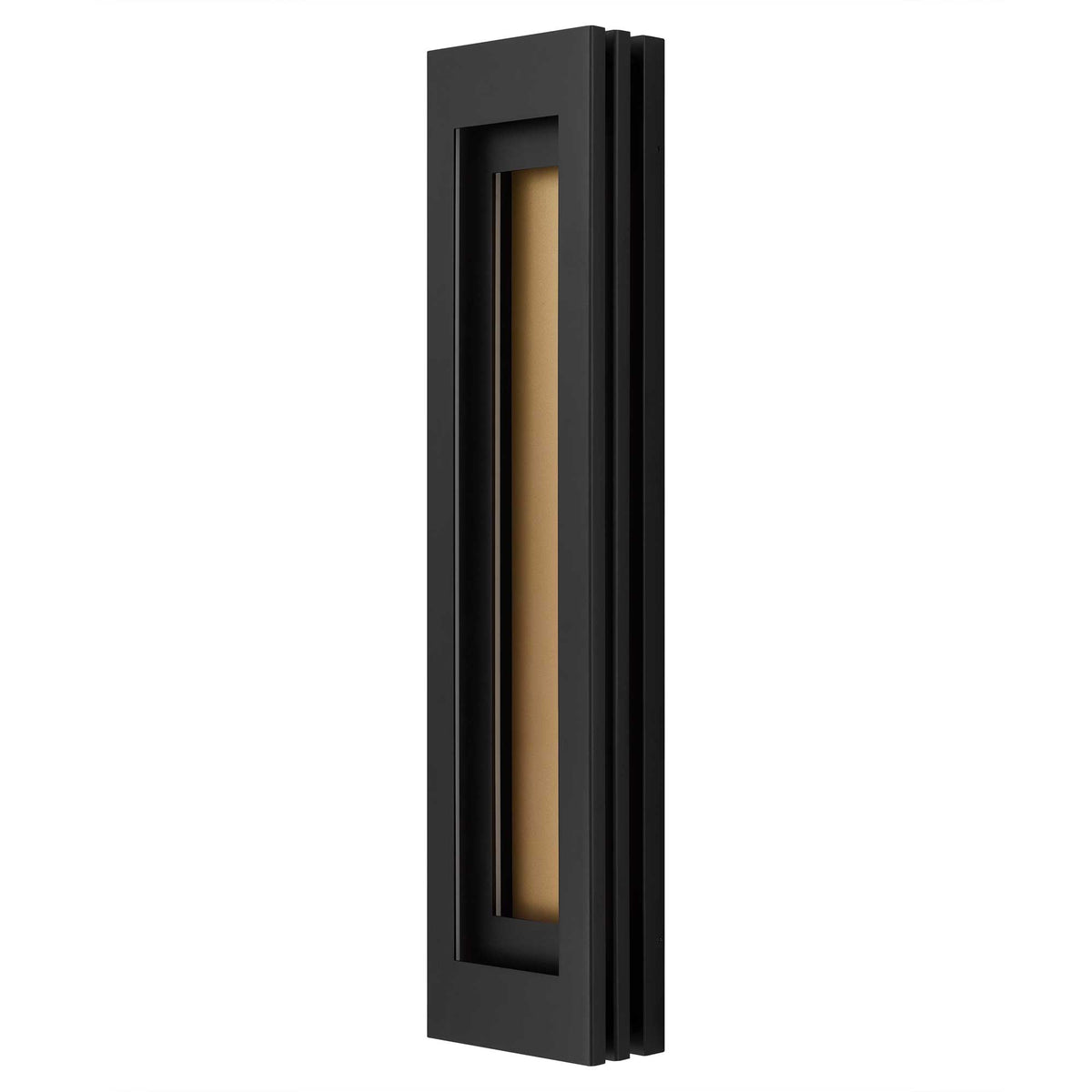 38-Inch Sand Black Layer Outdoor LED Wall Sconce