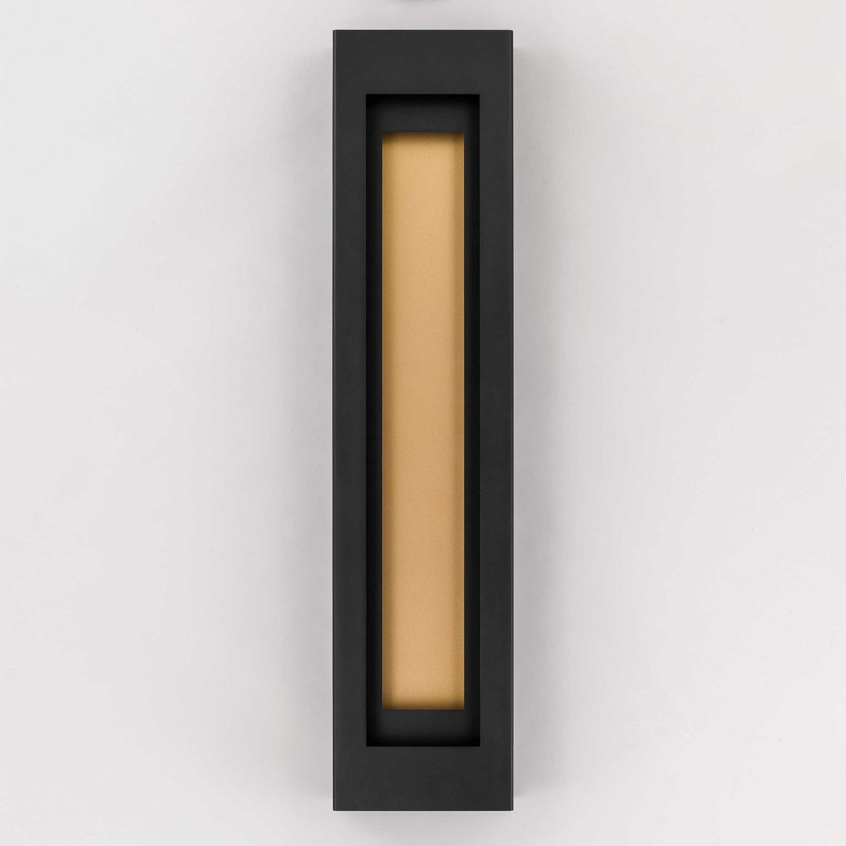 38-Inch Sand Black Layer Outdoor LED Wall Sconce