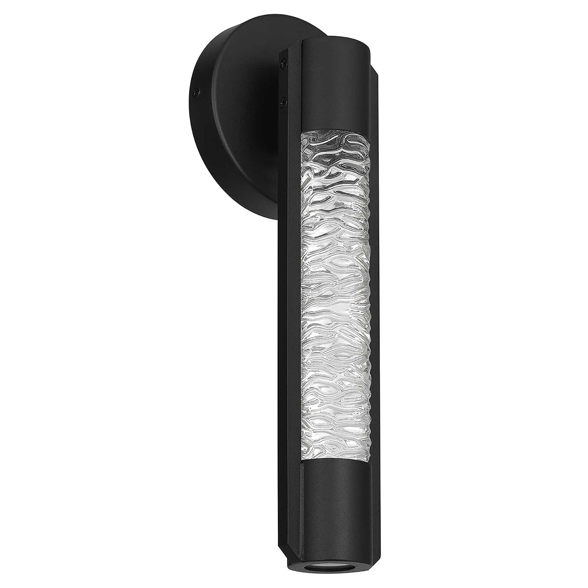 14-Inch Sand Black TIG Outdoor LED Wall Sconce