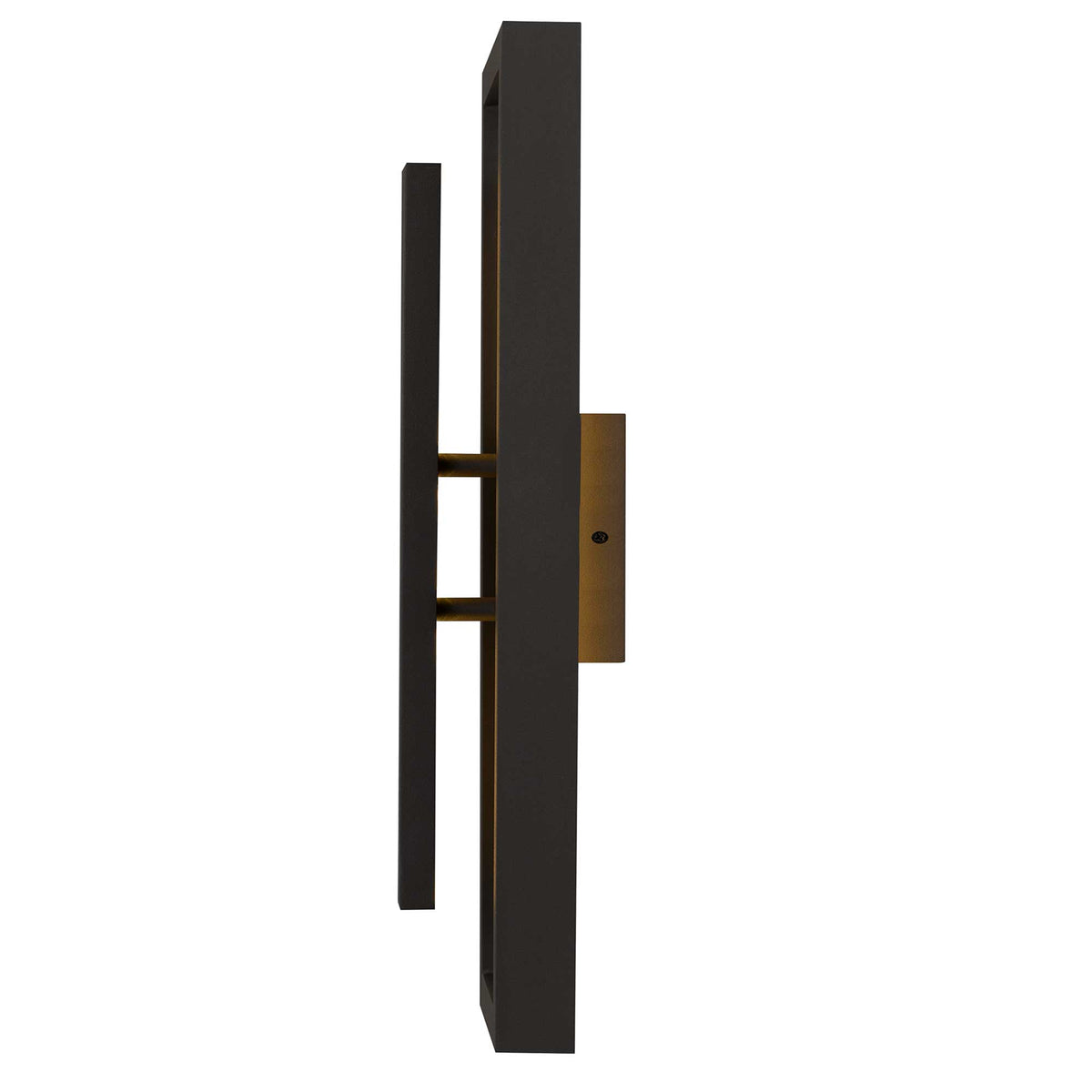 20-Inch Dark Bronze Panels Outdoor LED Wall Sconce