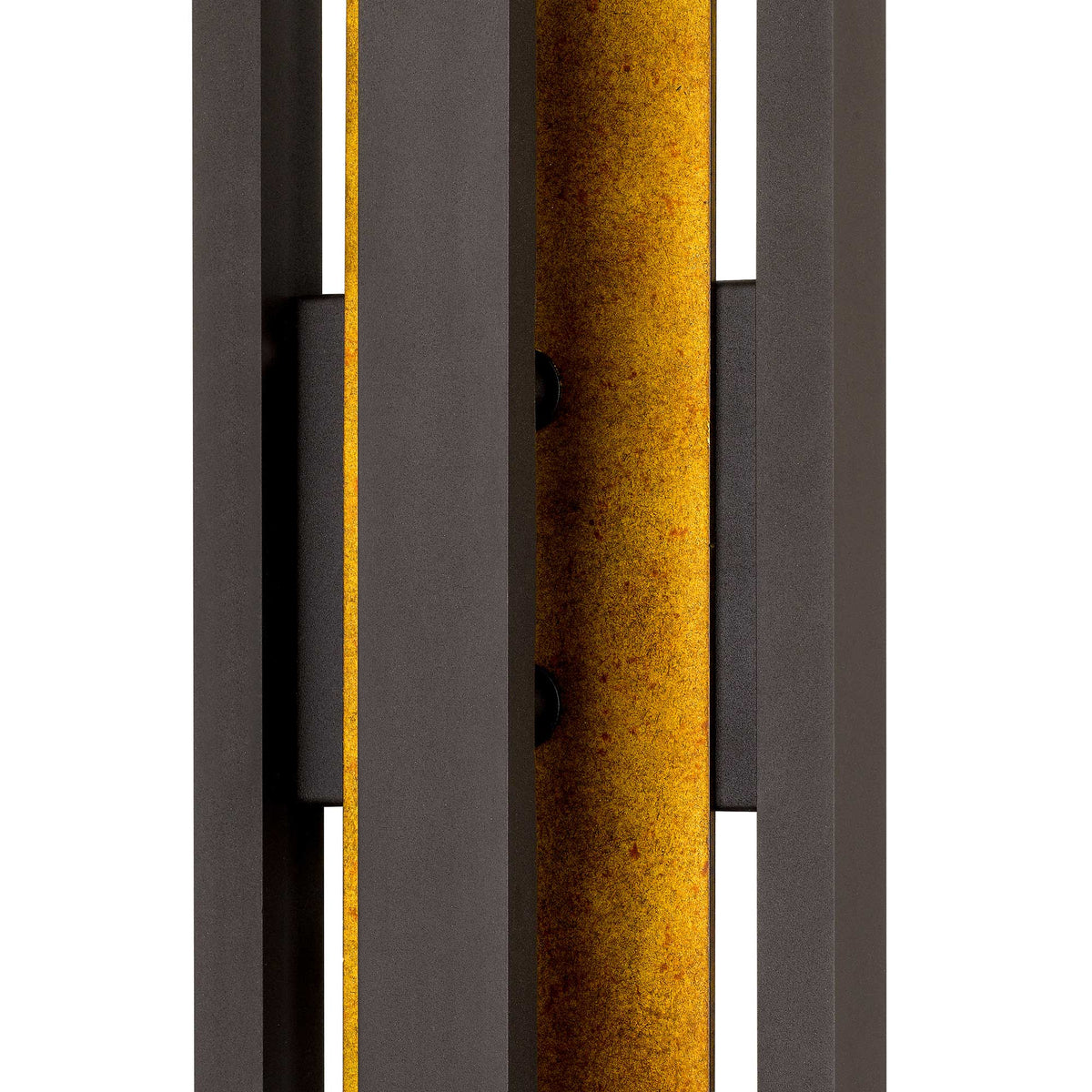20-Inch Dark Bronze Panels Outdoor LED Wall Sconce