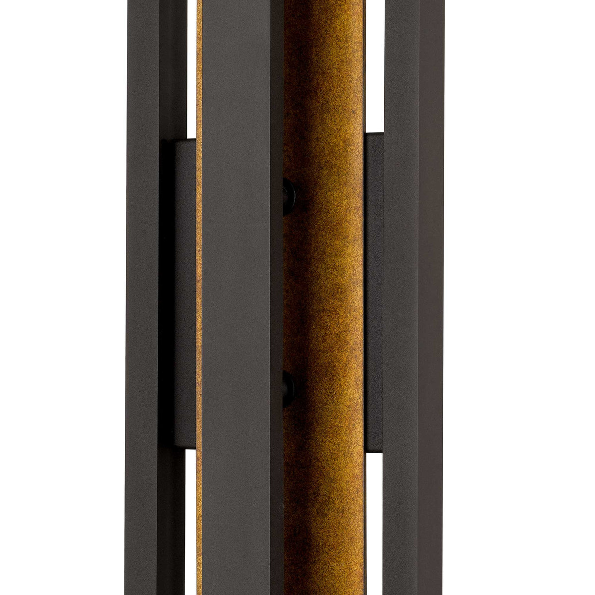 26-Inch Dark Bronze Panels Outdoor LED Wall Sconce