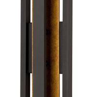 26-Inch Dark Bronze Panels Outdoor LED Wall Sconce