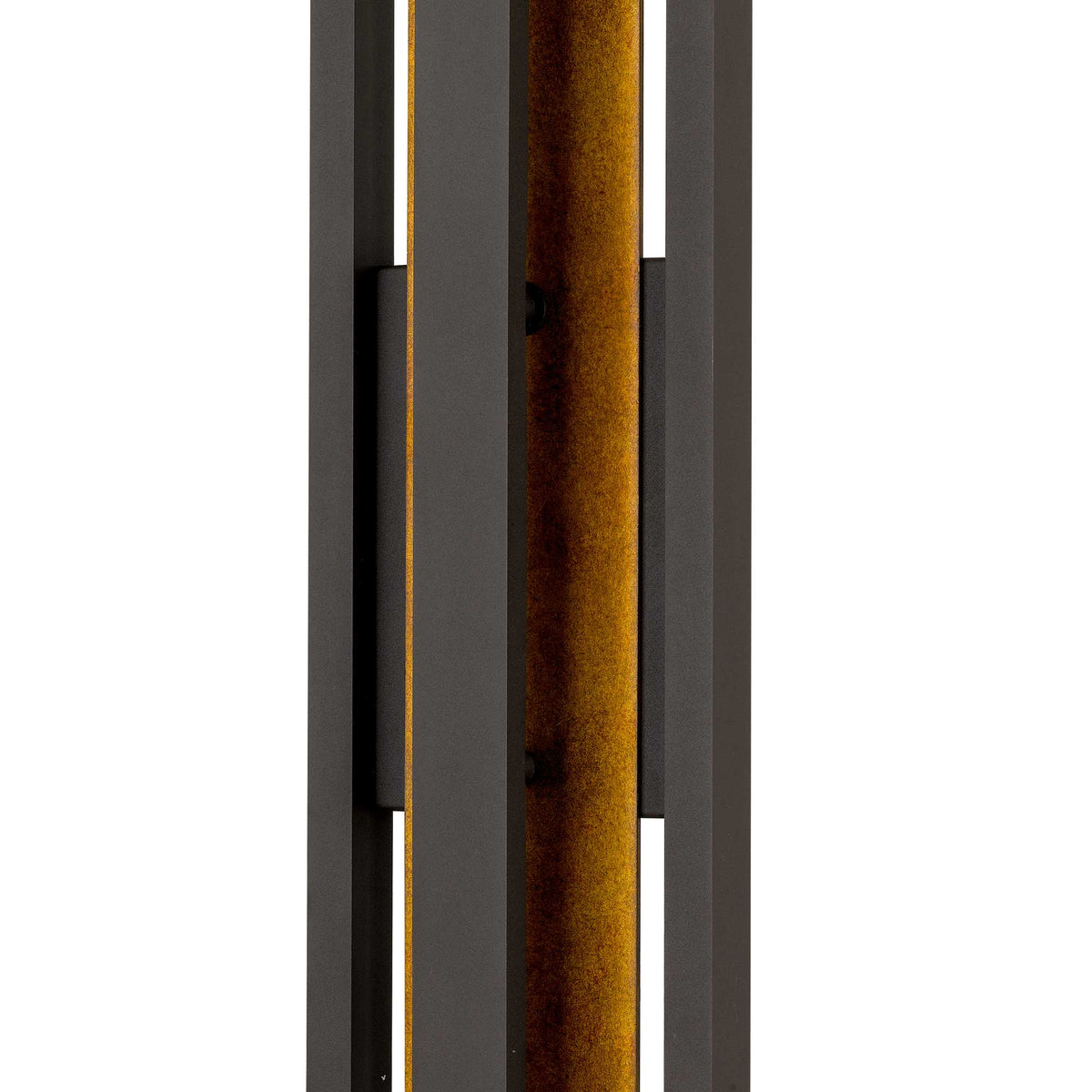32-Inch Dark Bronze Panels Outdoor LED Wall Sconce