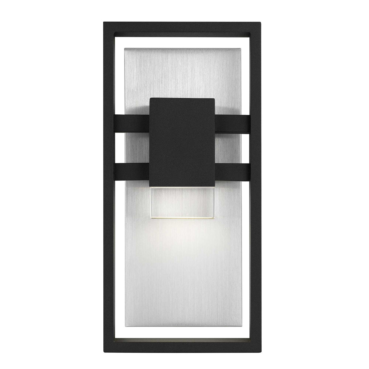 12-Inch Sand Black Mars Outdoor LED Wall Sconce
