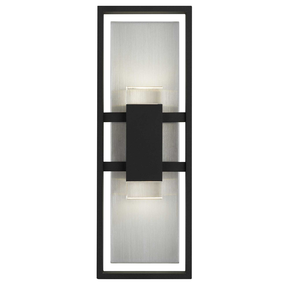 18-Inch Sand Black Mars Outdoor LED Wall Sconce