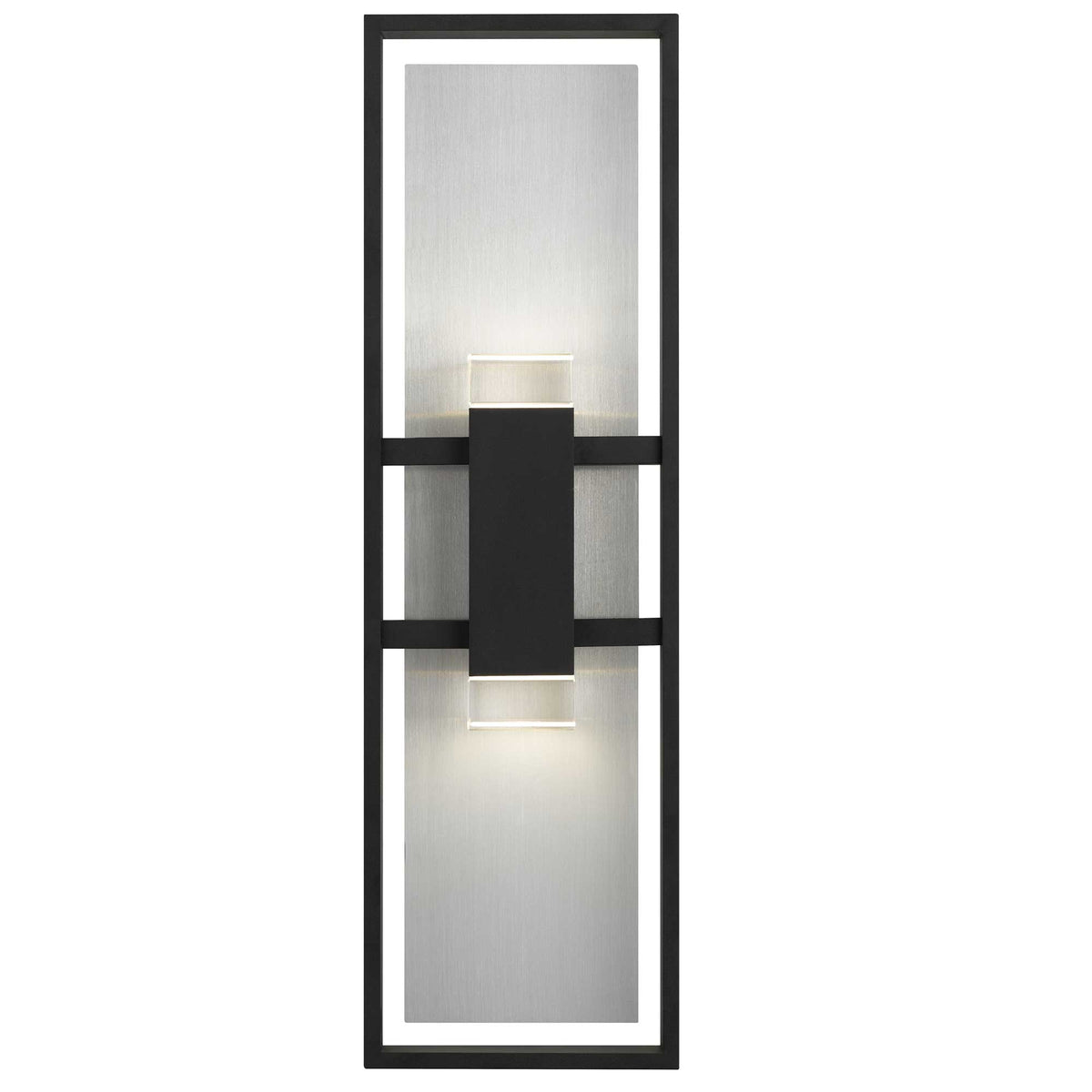 24-Inch Sand Black Mars Outdoor LED Wall Sconce