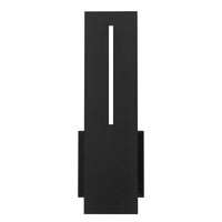 15-Inch Sand Black Slot Outdoor LED Wall Sconce