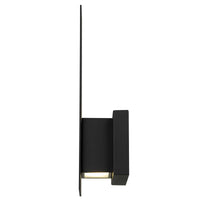15-Inch Sand Black Slot Outdoor LED Wall Sconce