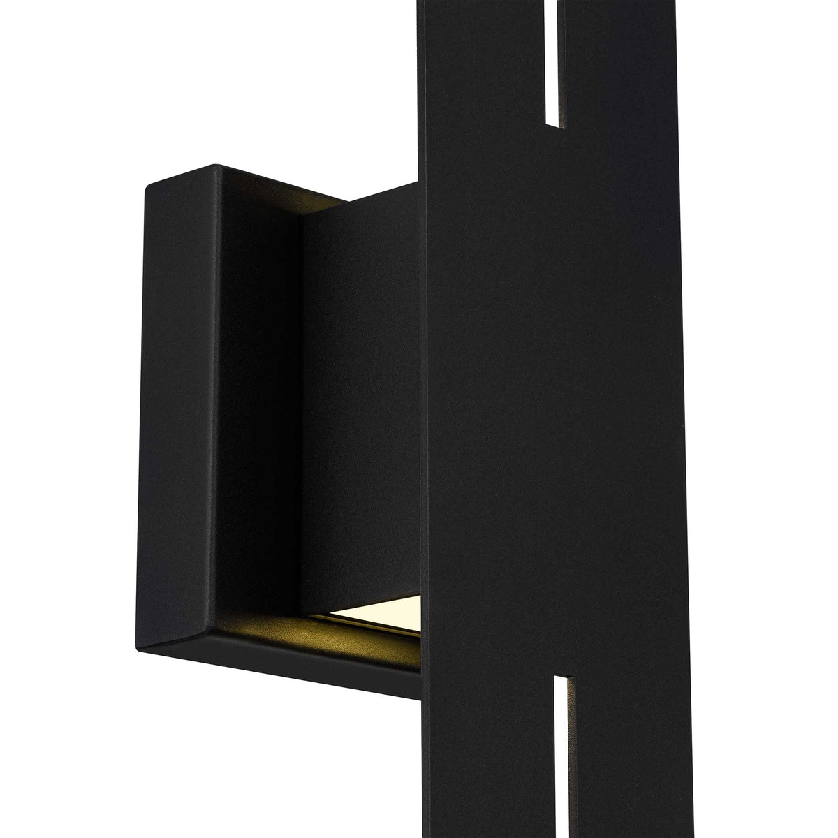 24-Inch Sand Black Slot Outdoor LED Wall Sconce