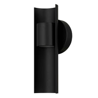 11.5-Inch Sand Black Hugo Outdoor LED Wall Sconce