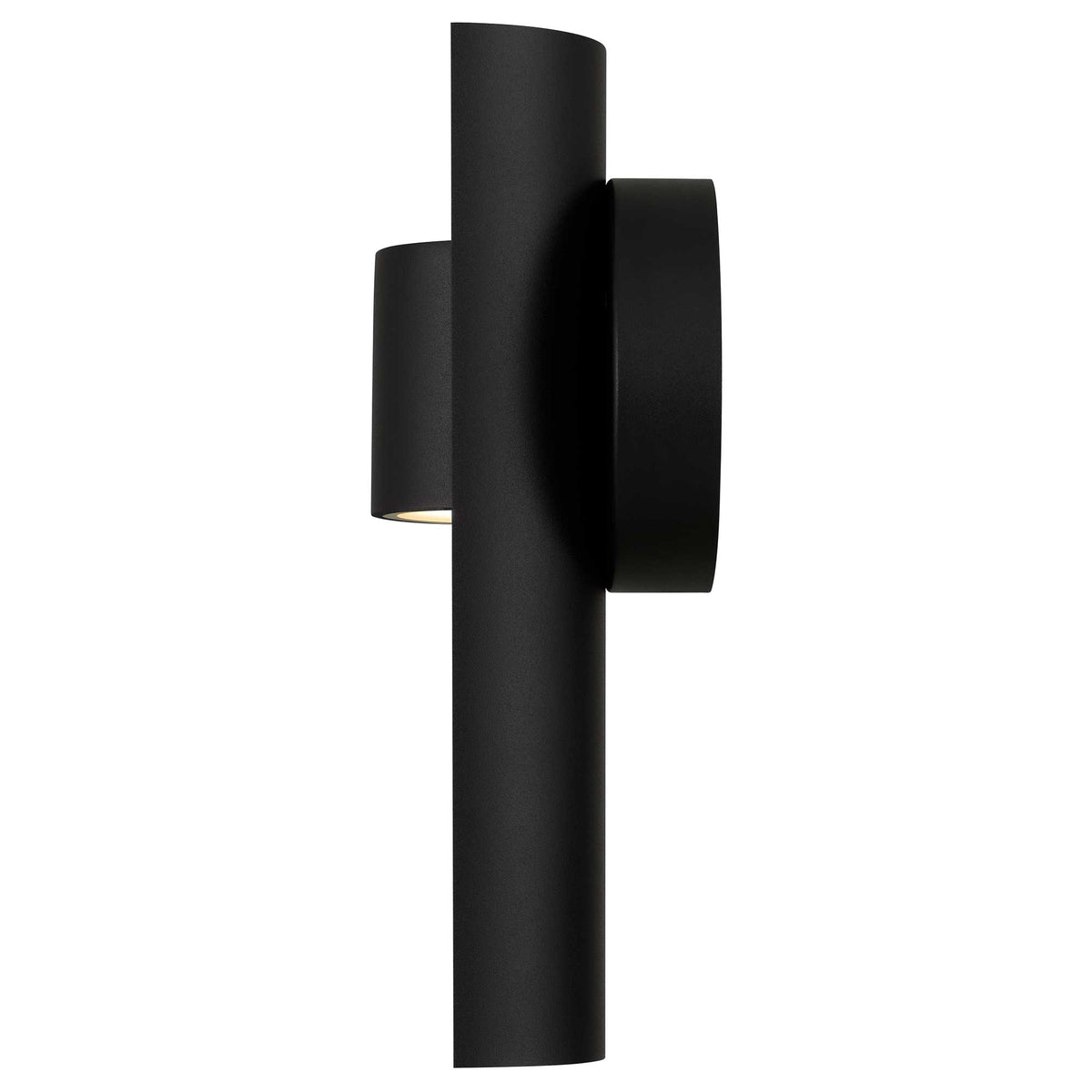 11.5-Inch Sand Black Hugo Outdoor LED Wall Sconce