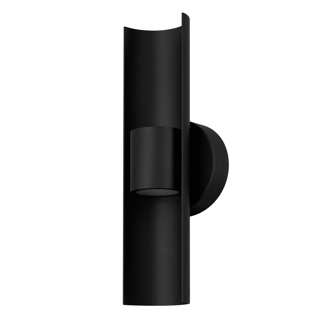 14-Inch Sand Black Hugo Outdoor LED Wall Sconce