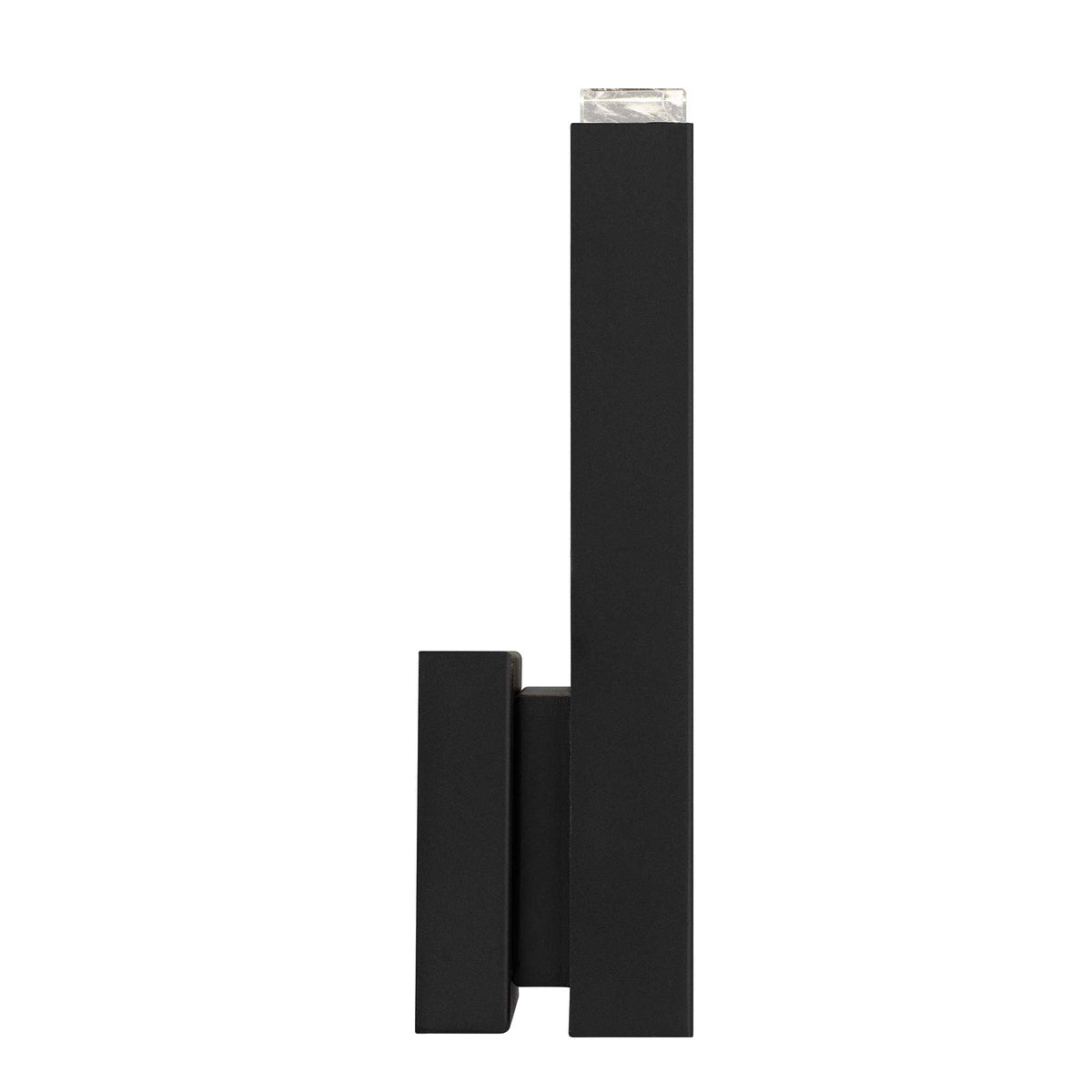 12.75-Inch Sand Black Mille Outdoor LED Wall Sconce