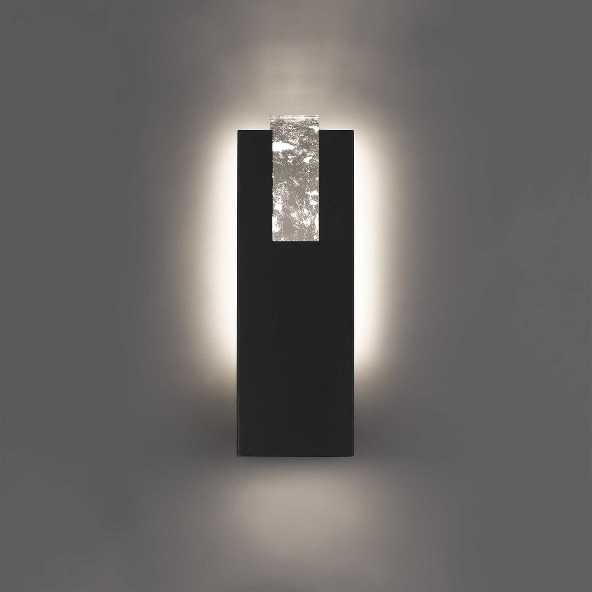 18-Inch Sand Black Mille Outdoor LED Wall Sconce