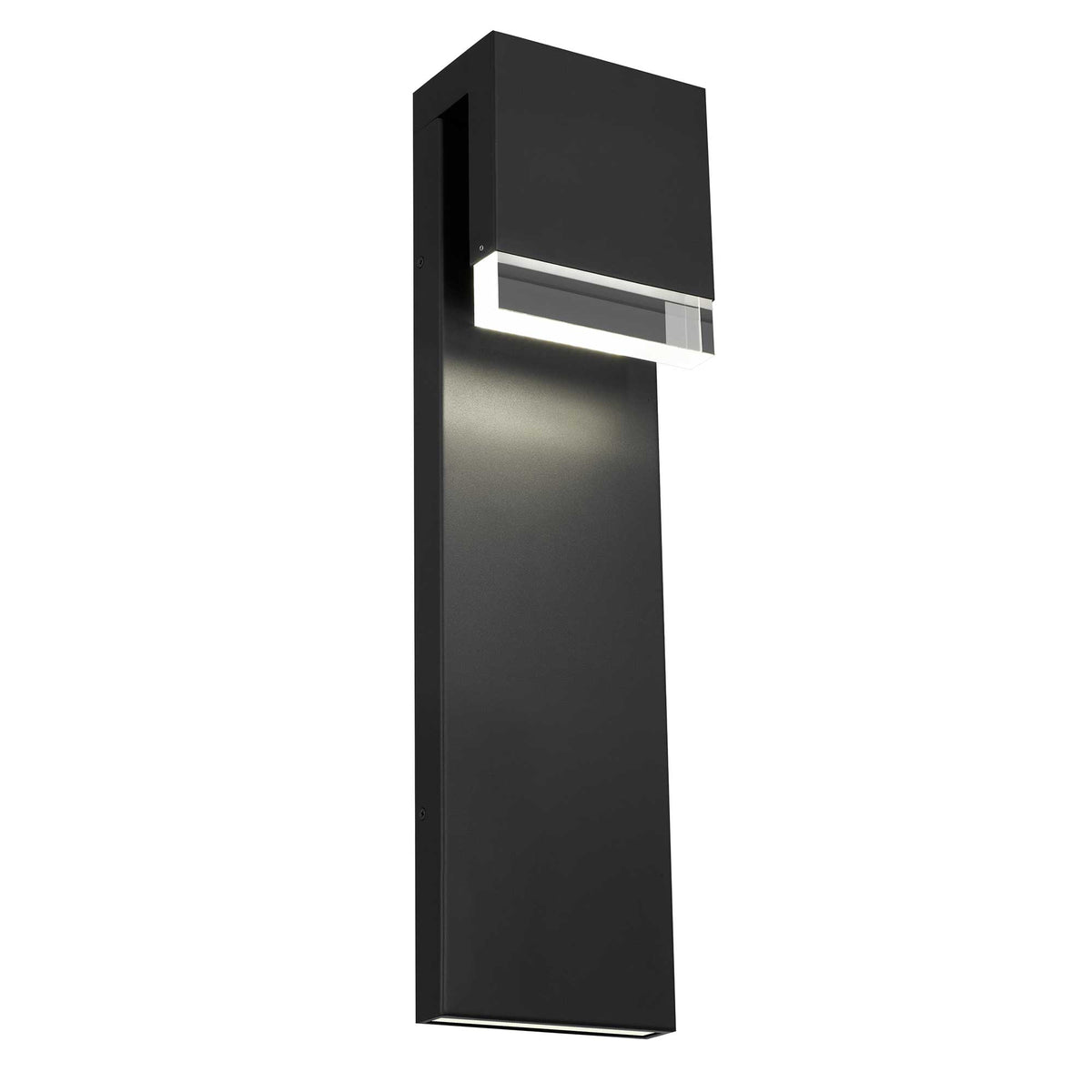 24-Inch Sand Black Lagos Outdoor LED Wall Sconce