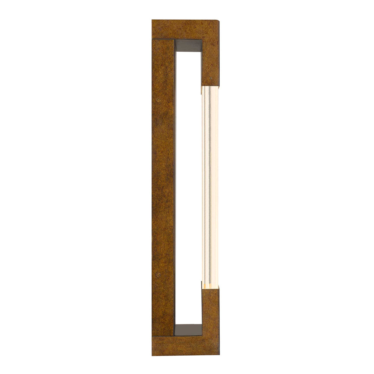 20-Inch Painted Patina Brass Mystic Outdoor LED Wall Sconce