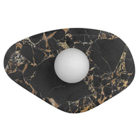 12-Inch Sand Black Tenere Outdoor LED Wall Sconce
