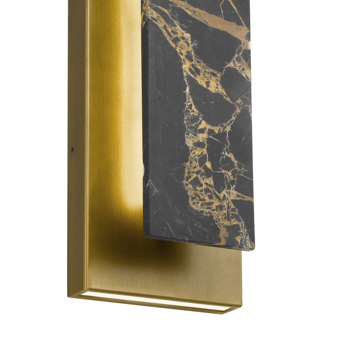 18-Inch Painted Antique Brass Zoey Outdoor LED Wall Sconce