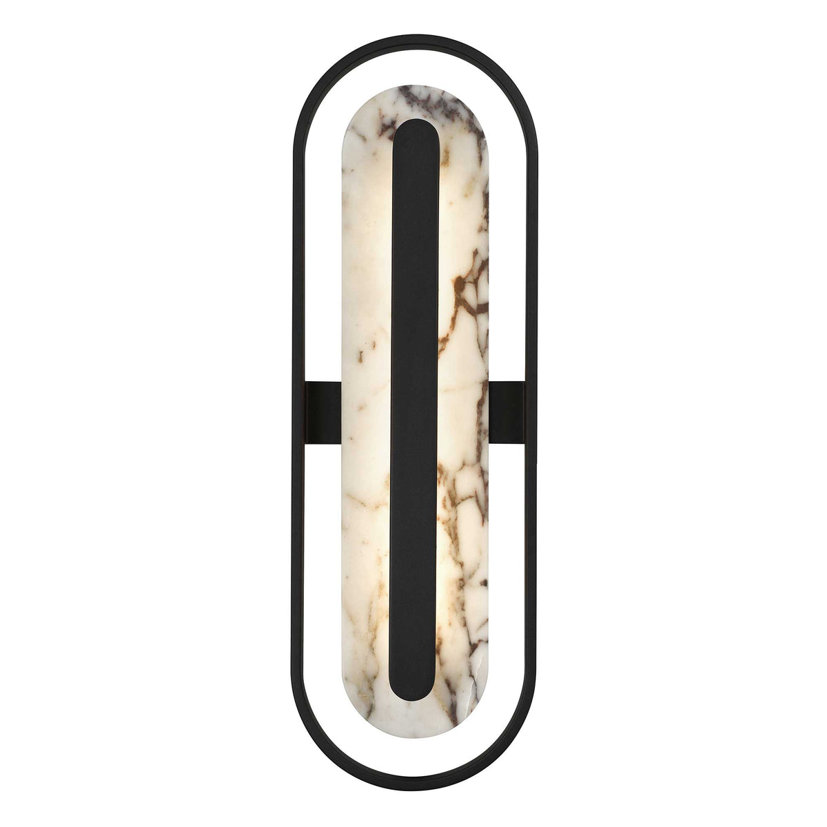 28-Inch Sand Black Roundabout Outdoor LED Wall Sconce
