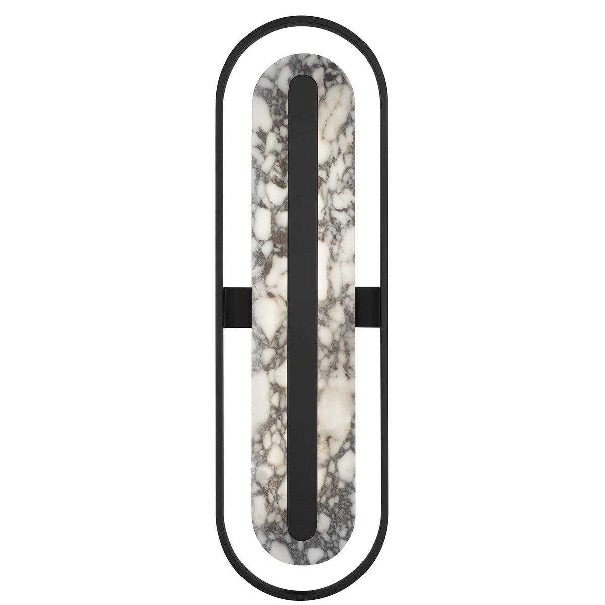 36-Inch Sand Black Roundabout Outdoor LED Wall Sconce