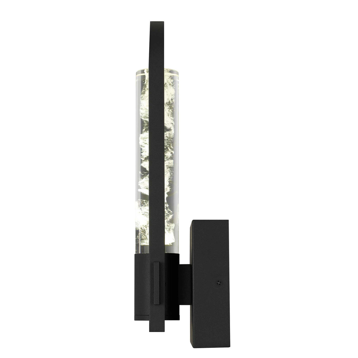 12.75-Inch Sand Black Arch Outdoor LED Wall Sconce