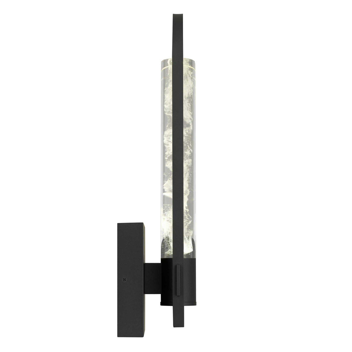18-Inch Sand Black Arch Outdoor LED Wall Sconce
