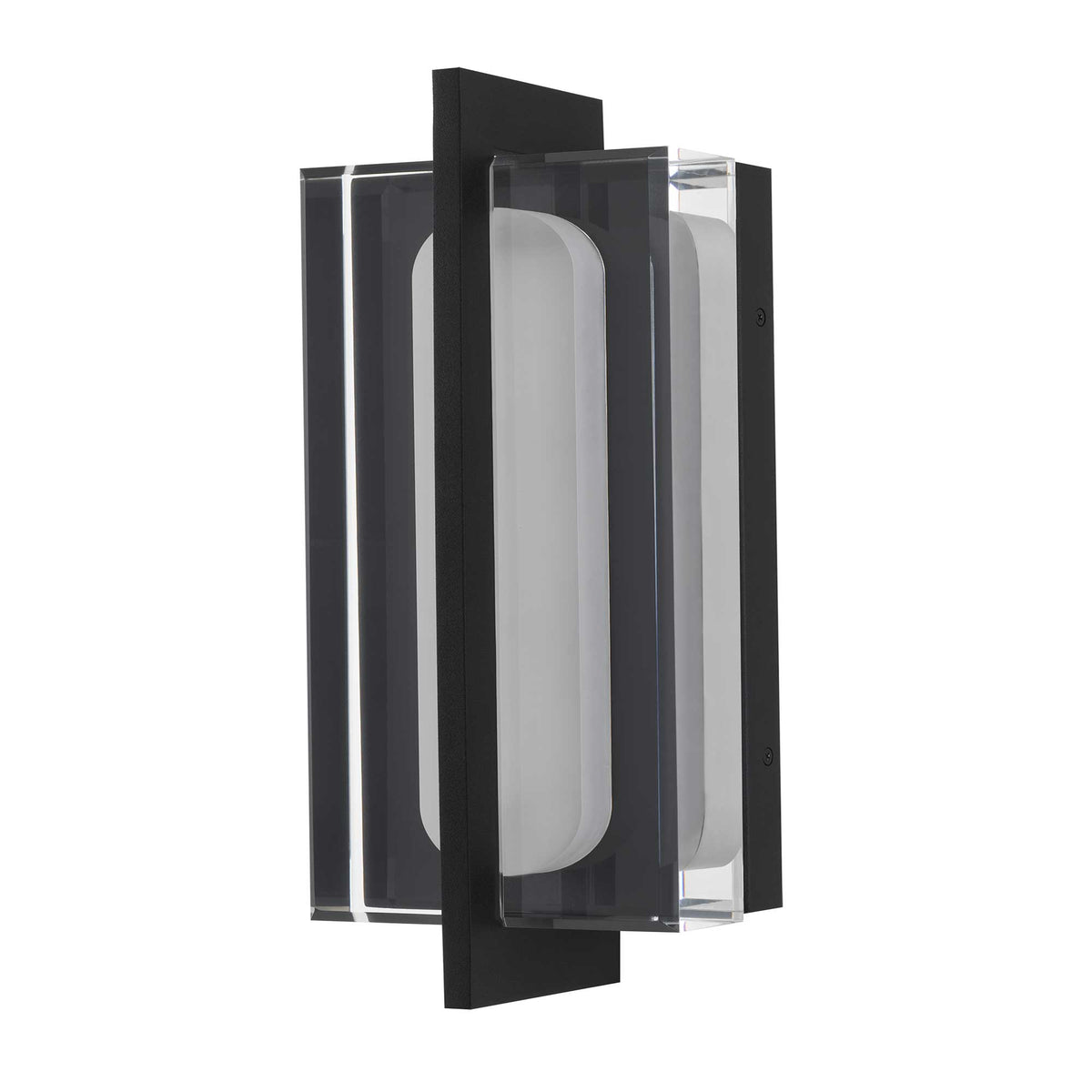 14.5-Inch Sand Black Avani Outdoor LED Wall Sconce