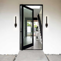 24-Inch Dark Bronze Oxide Lina Outdoor LED Wall Sconce