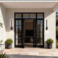 34-Inch Dark Bronze Oxide Lina Outdoor LED Wall Sconce