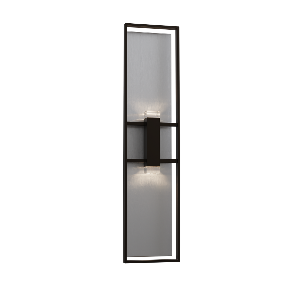 42-Inch Sand Black Mars Outdoor LED Wall Sconce