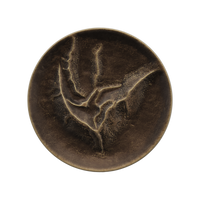 16-Inch Painted Patina Bronze Moon Outdoor LED Wall Sconce