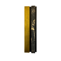 32-Inch Painted Antique Brass Paris Outdoor LED Wall Sconce