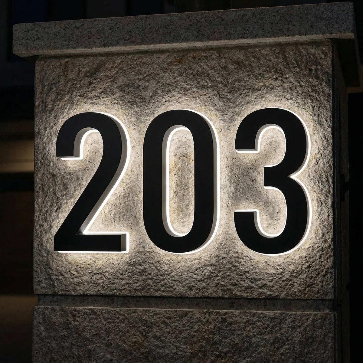 Lighted House Numbers - 5000K Illuminated