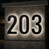 Lighted House Numbers - 5000K Illuminated