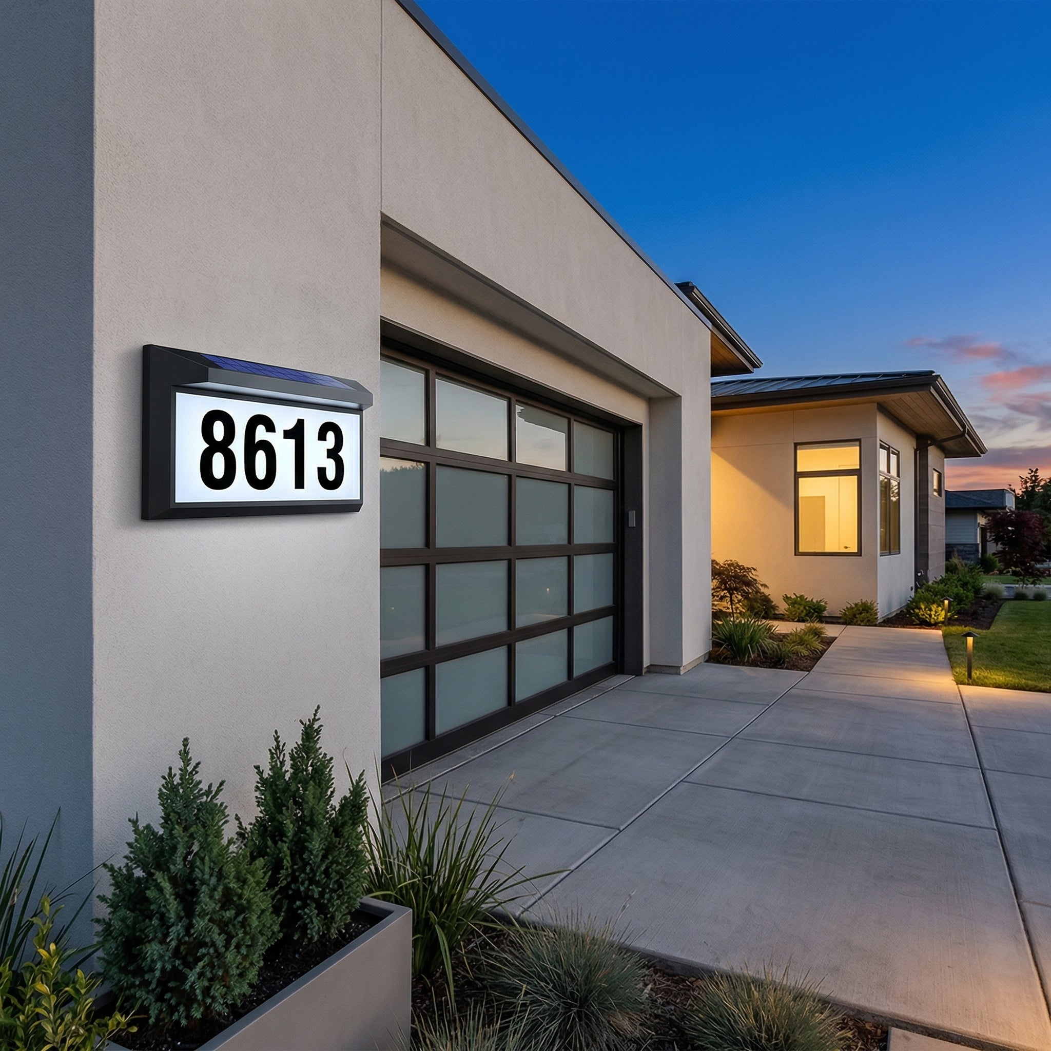 Outdoor Waterproof IP65 Solar Address Sign
